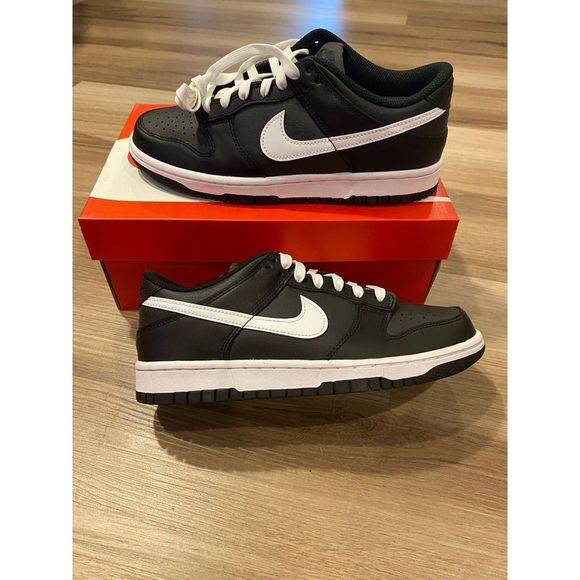 Nike | Shoes | Nike Dunk Low White Black Panda Off Noir Gs Size 6y Men Size 6 Dh976502 New Ds 